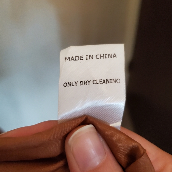 Lumiere Tan Suede Coat Large - Picture 6 of 6